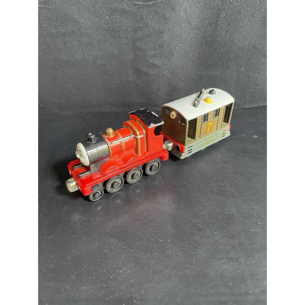 Thomas & Friends James & Toby Train Lot 2009 Mattel Diecast